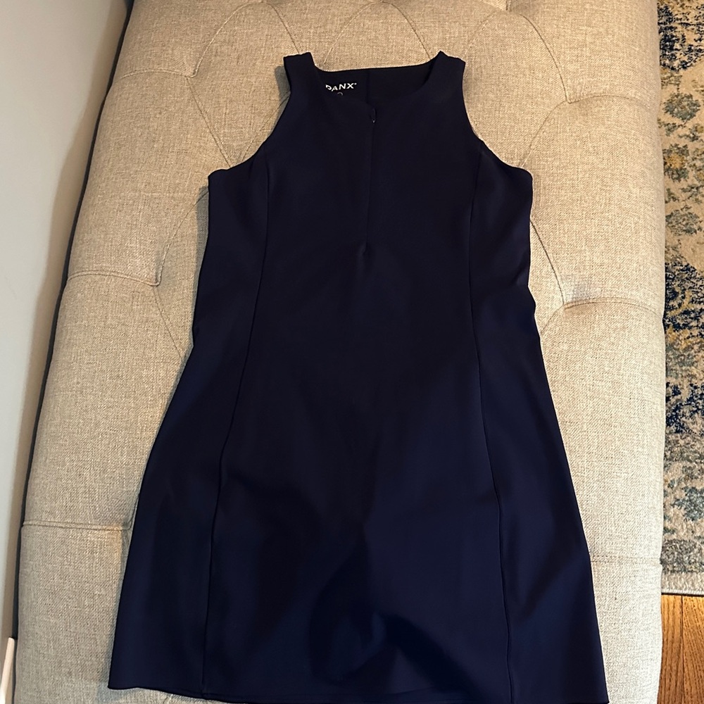 SPANXshape™ Get Moving Zip Front dress Navy